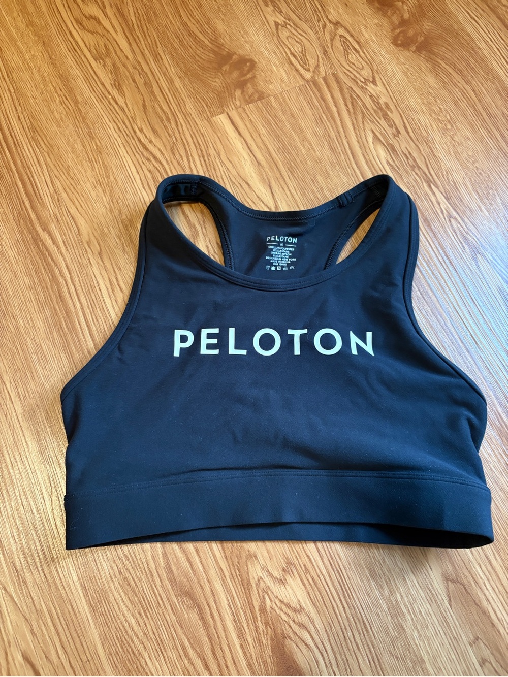 Peloton Women's Black Logo Sports Bra